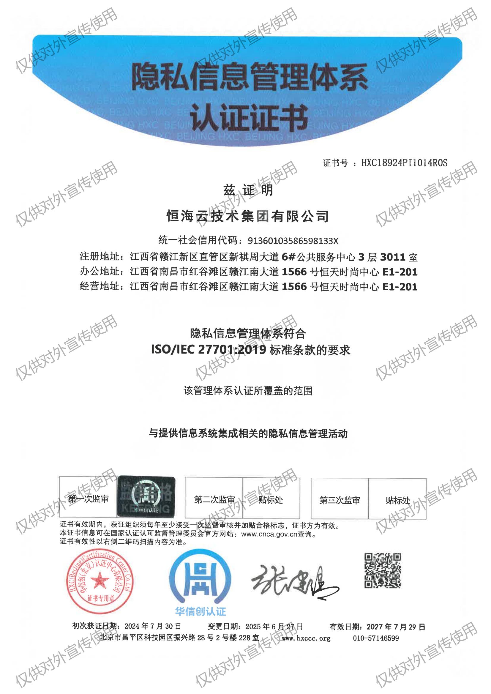隐私信息管理